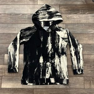 Women’s Michelle Mae black and cream colored hoodie